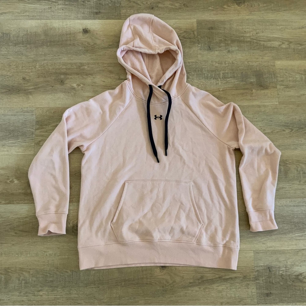 EUC Under Armour Womens Pink Hoodie